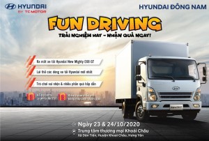 FUN DRIVING 2020 - Ra mắt dòng xe New Mighty EX8 GT và Trải nghiệm các dòng xe tải Hyundai EU4 mới nhất tại Hưng Yên