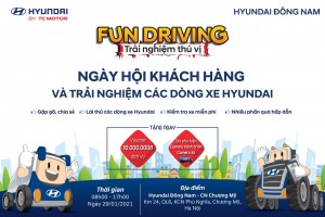 Thư mời tham dự "Ngày hội khách hàng 2021 và trải nghiệm cá dòng xe Hyundai"