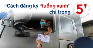 Giấy nhận diện phương tiện ưu tiên hoạt động trên "luồng xanh"