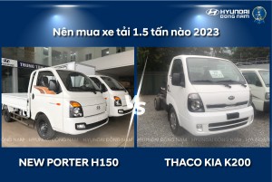 So sanh pORTER H150 VS Kia k200
