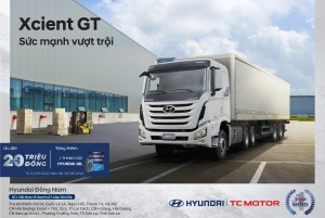 Ưu đãi 20 triệu đồng khi mua đầu kéo Xcient GT