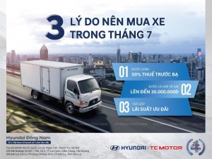 3 Lý Do Nên Mua Xe Tải Trong Tháng 7 Này