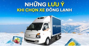 Những lưu ý khi lựa chọn xe tải đông lạnh loại nhỏ