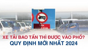 Xe tải bao nhiêu tấn thì được vào phố