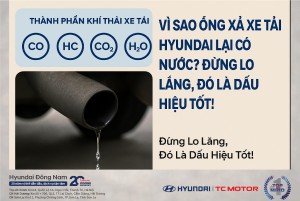 Hiện tượng ống xả ô tô tải bị chảy nước có đáng lo?