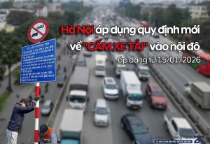 Hà Nội áp dụng quy định mới về cấm xe tải vào nội đô áp dụng từ 15 01 2026