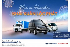 Mua xe Hyundai, khai xuân xộc phát cùng Hyundai Đông Nam