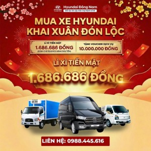 Mua xe Hyundai khai xuân đón lộc 2026 tại Hyundai Đông Nam