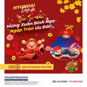 Hyundai Day Thần Tài gõ cửa lộc vàng về nhà tại Hyundai Đông Nam