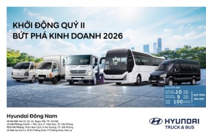 Ưu đãi tháng 4 khởi động quý II - Bứt phá kinh doanh cùng xe tải Hyundai
