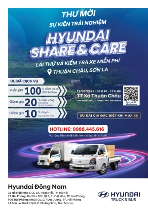 Trải nghiệm lái thử & Sửa chữa lưu động tại Sơn La tháng 6