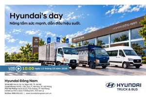 Hyundai's Day tháng 10: Đón đầu mùa vận tải tối ưu hiệu quả đầu tư