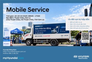 Mobile Service sửa chữa lưu động tại Thuận Châu Sơn La tháng 10