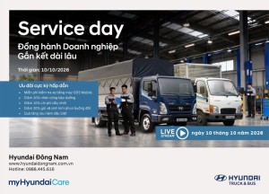 Service Day tháng 10: Chăm xe chủ động sẵn sàng mùa vận tải cuối năm