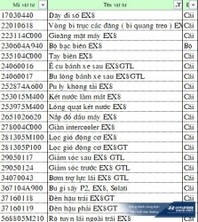 Phụ Tùng EX8 - EX8 GT - 1