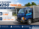 Hyundai N250 2.5 tấn thùng kín dài 3m7