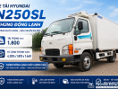 Hyundai Mighty N250SL 2.5 tấn thùng đông lạnh dài 4m3