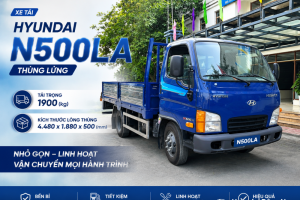 Hyundai N500LA 2.5 tấn thùng lửng dài 4m5