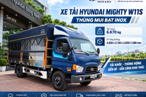 Hyundai Mighty W11S 7 tấn thùng mui bạt inox dài 5m