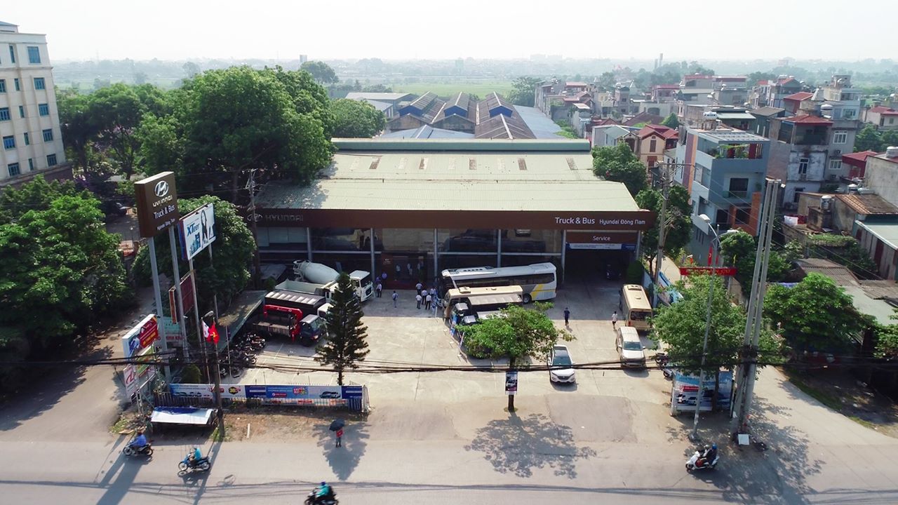 Hình ảnh Hyundai Đông Nam nhìn từ trên cao