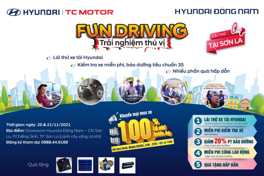 SỰ KIỆN LÁI THỬ VÀ KIỂM TRA XE MIỄN PHÍ TẠI SƠN LA
