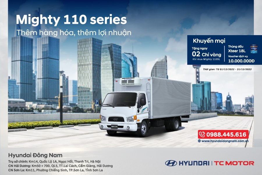 MIGHTY 110 SERIES - 7 Tấn Ưu Đãi Lớn