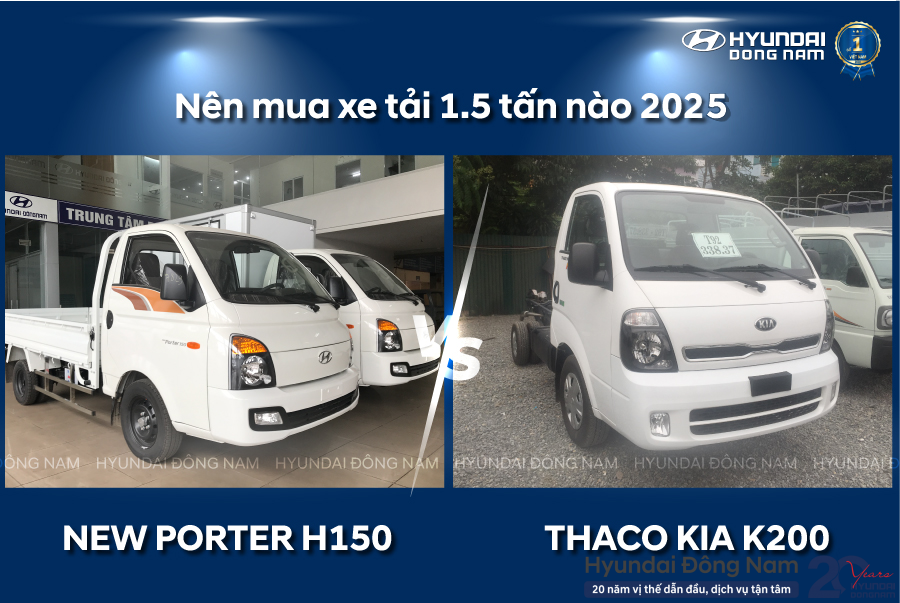 so sanh porter h150 vs kia k200