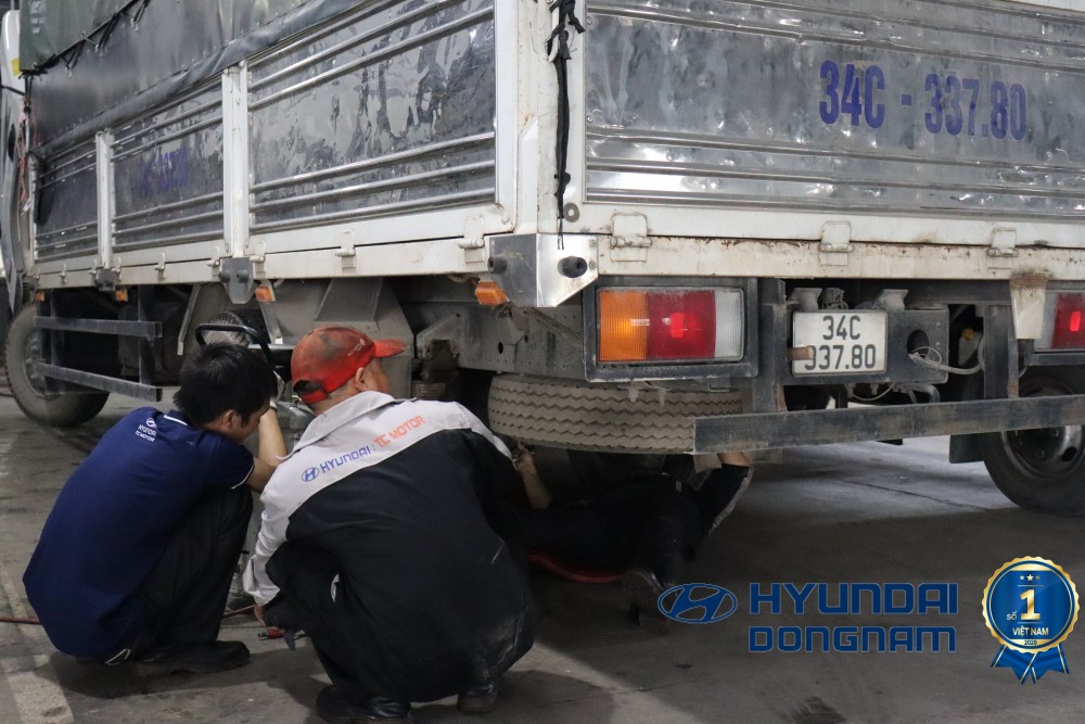 Trung tâm dịch vụ tại đại lý xe tải Hyundai Hải Dương