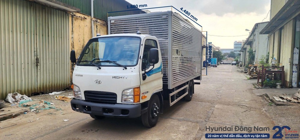 Hình ảnh xe Hyundai N500LA thùng kín