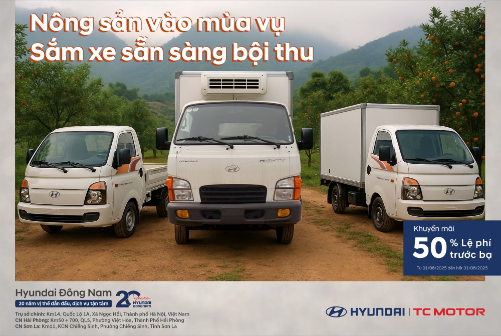 Nông sản vào mùa vụ, sắm xe sẵn sàng bội thu