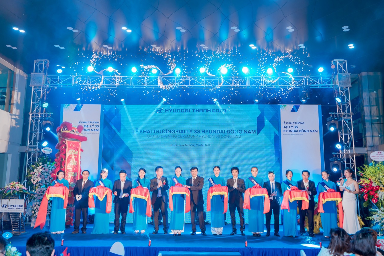 Lễ khai trương đại lý 3S Hyundai Đông Nam