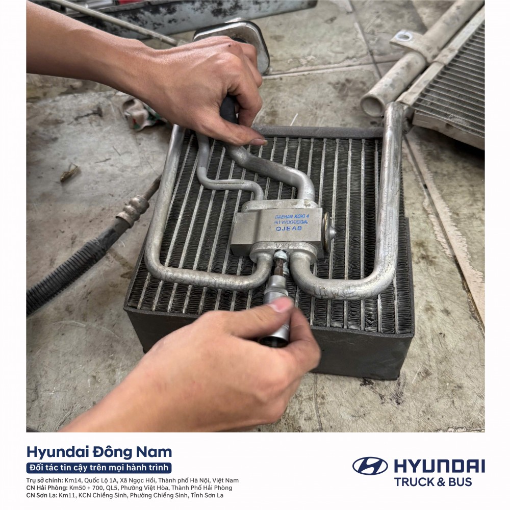 kiểm tra bảo dưỡng dàn mát