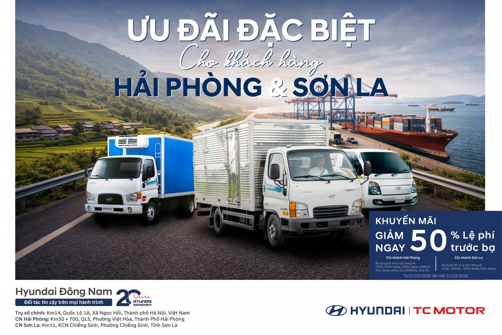 ưu đãi cho khách hàng tại Hải Phòng và Sơn La