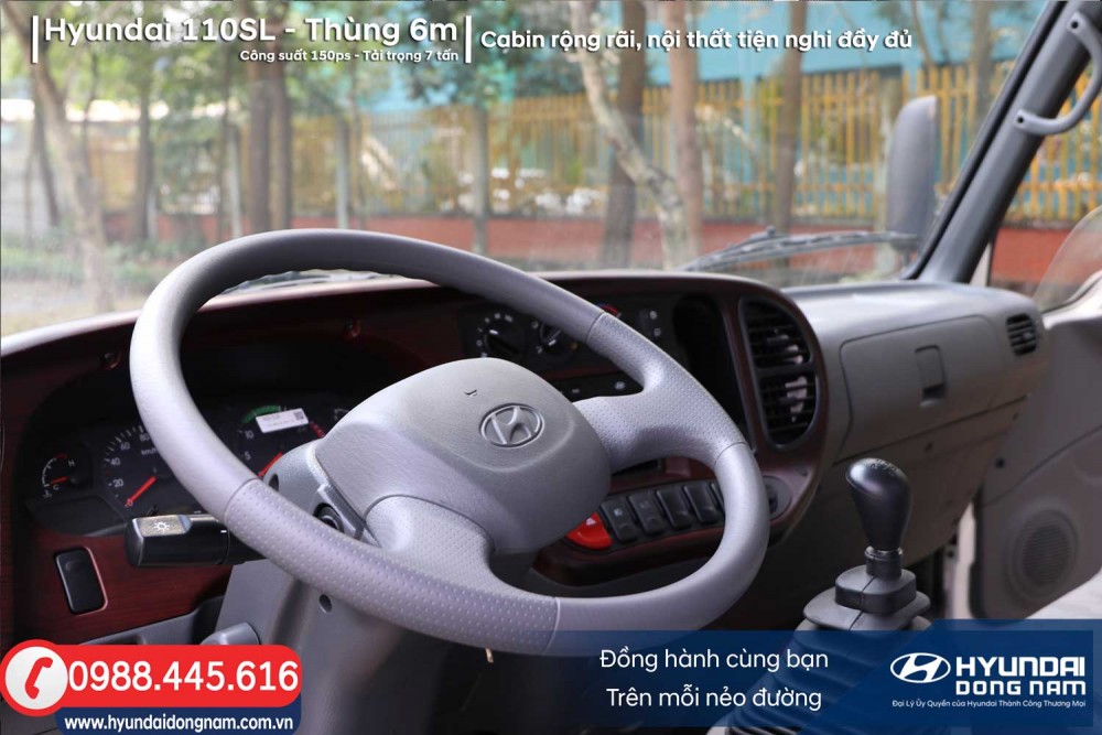 Nội thất xe Hyundai 110SL