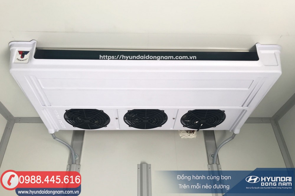 Dan lanh dieu hoa tren xe Hyundai 110SL dong lanh