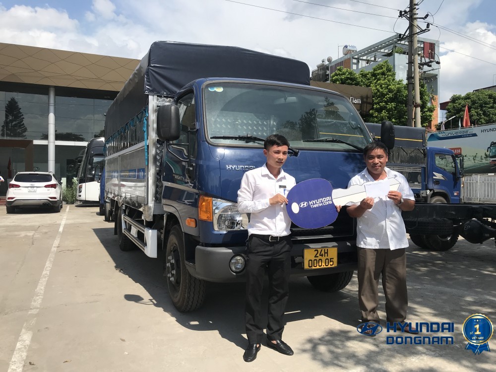Hyundai 110SP Thùng bạt nhôm