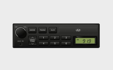 Đầu Audio trang bị nghe đài, nhạc qua usb... trên xe Hyundai 110SP 7 tấn