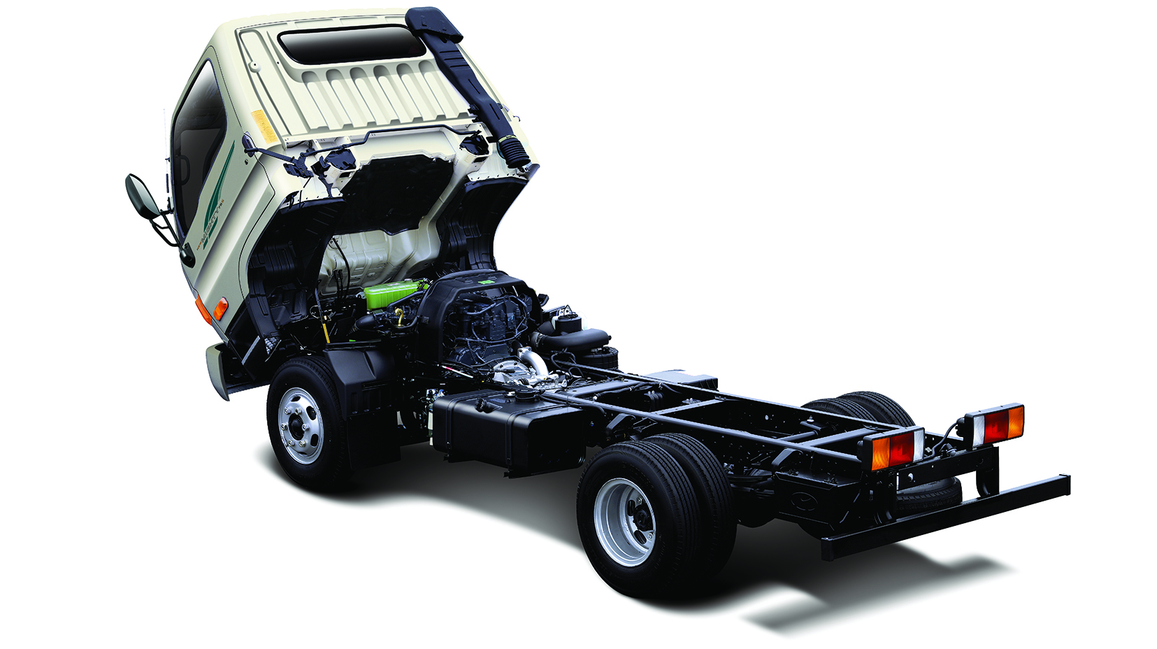 Toàn bộ hệ thống satxi xe Hyundai 110SP 7 tấn