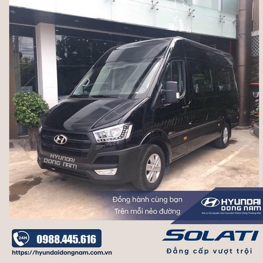 xe khach 16 cho hyundai solati 2019