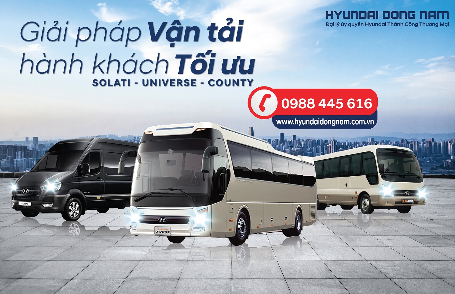 Hình ảnh các dòng xe khách Hyundai 2019 mới nhất