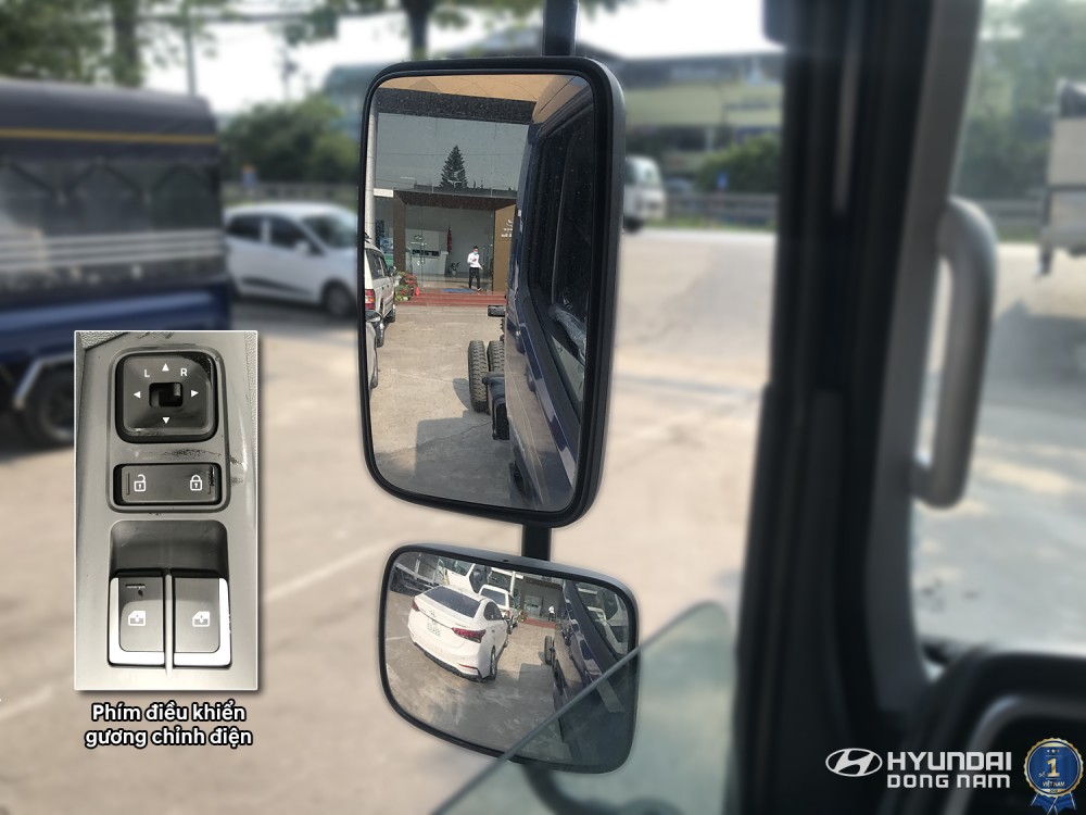 Gương chỉnh điện trên xe Mighty EX