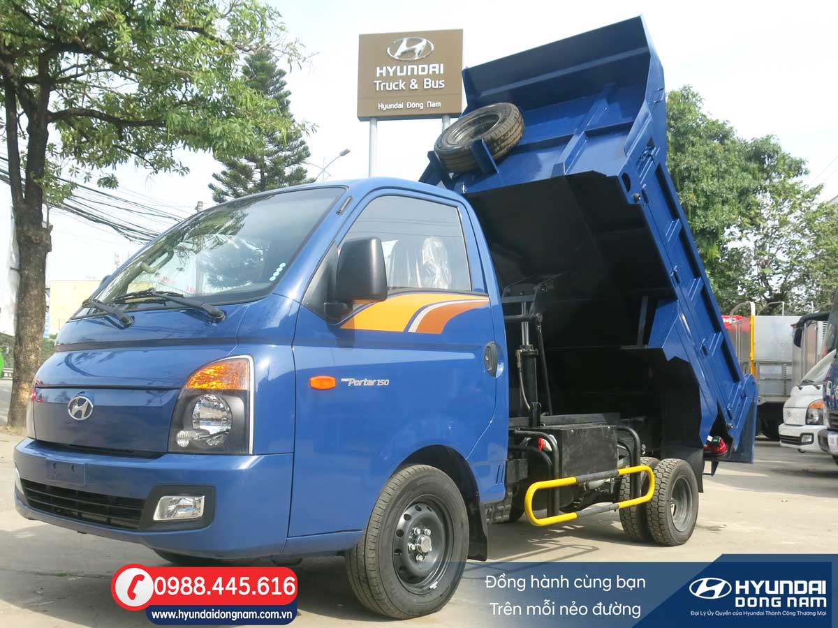 Xe tải Hyundai Porter H150 ben tự đổ