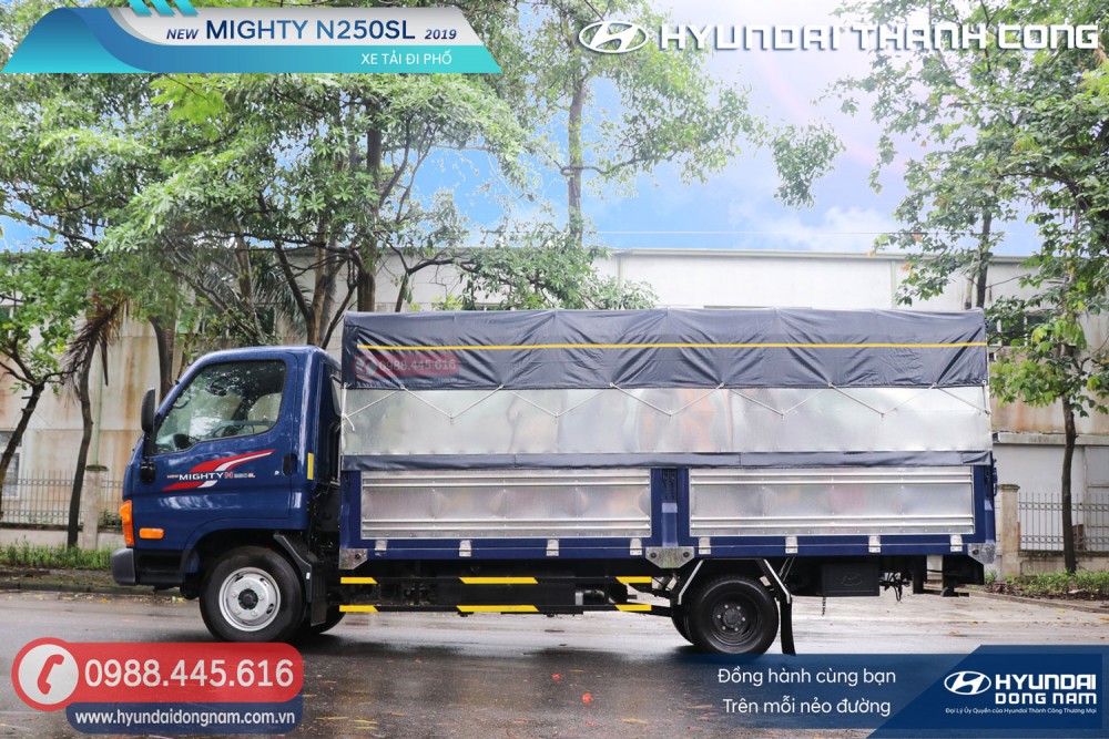 Hình ảnh N250SL thùng bạt có bưởng