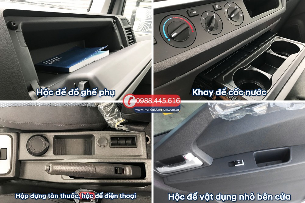 Hộc để đồ trên xe Mighty EX8