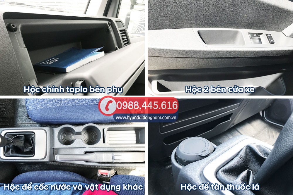 Hộc chứa đồ trên xe Hyundai EX8 GT