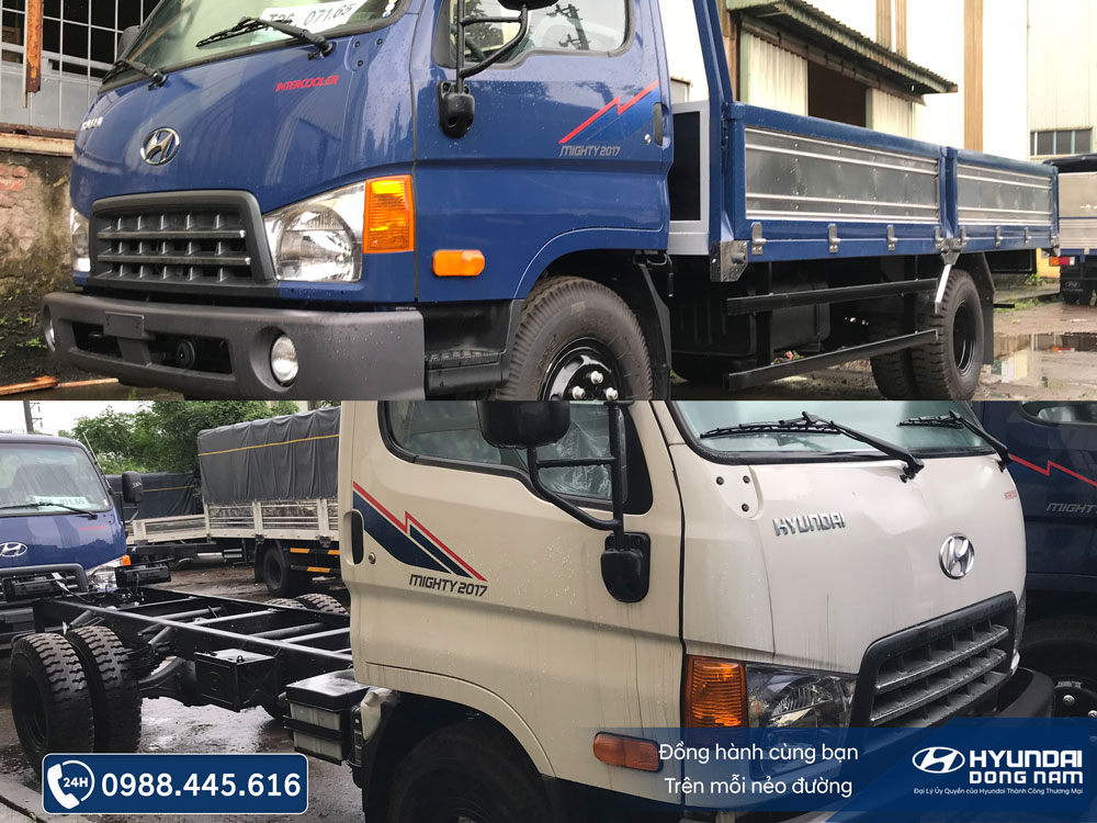 mau xe hyundai mighty 2017