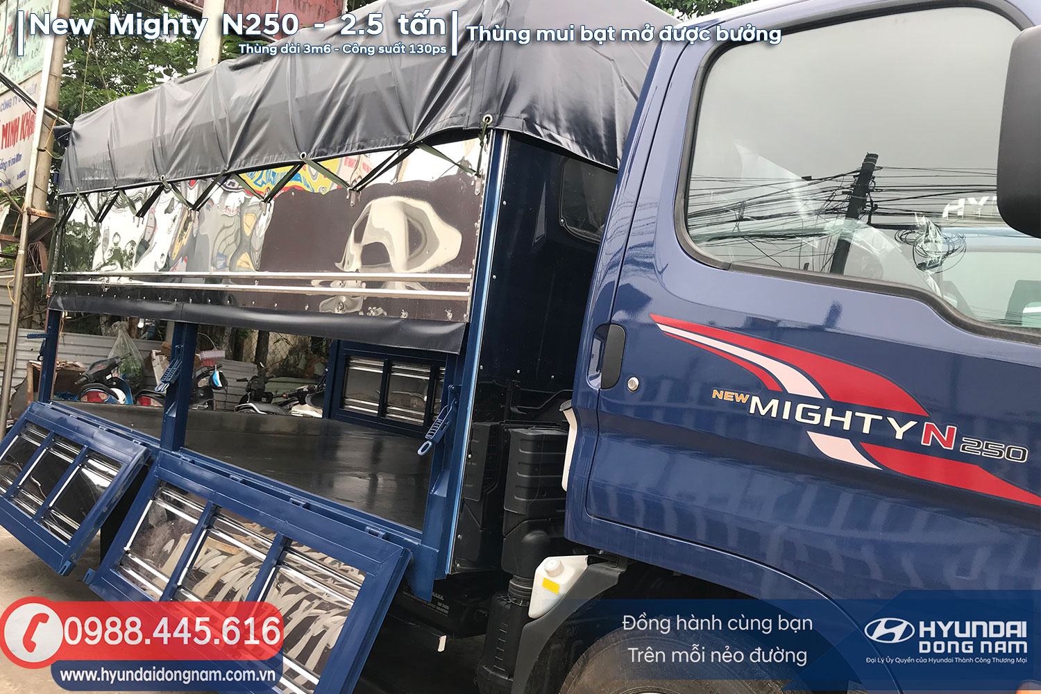 Hyundai N250 thung bạt 2