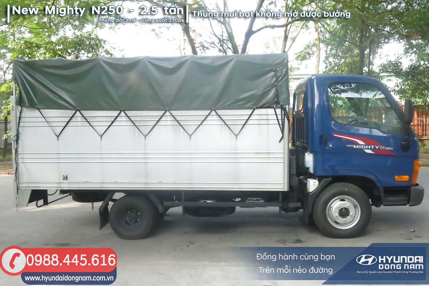Hyundai N250 thung bạt khong mo duoc buong 3