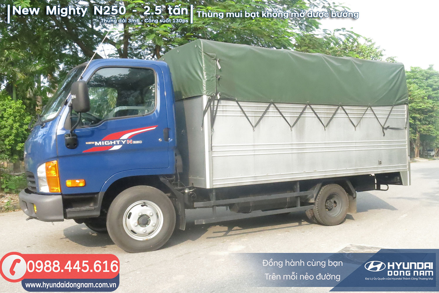 Hyundai N250 thung bạt khong mo duoc buong 4