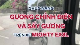 Gương chỉnh điện và sấy gương trên xe Hyundai EX8L